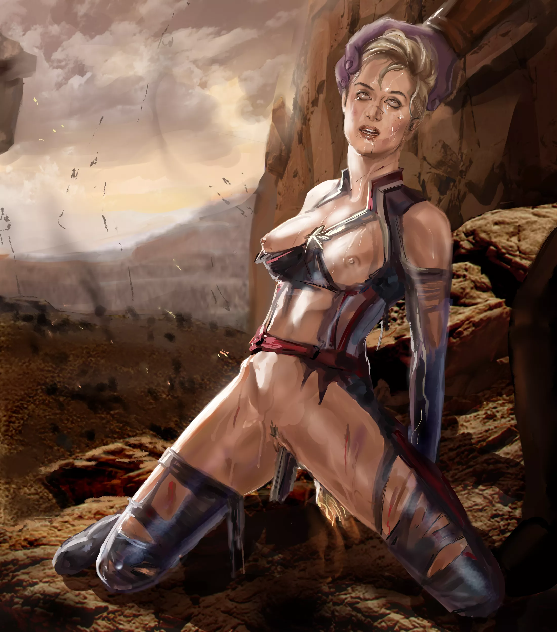 Captain Marvel fucked senseless (unknown) [Marvel]