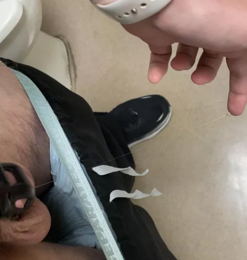 Chastity precum drip 🔐 💧