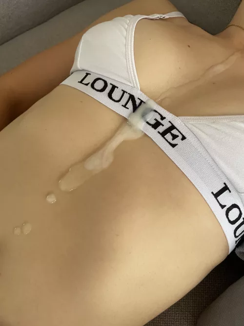 Cum so thick it looks like glazing