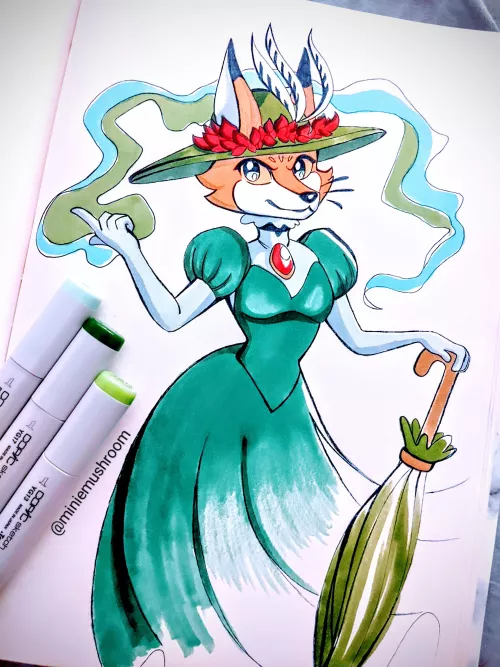 Fanart of the fox lady from unicorn warriors eternal!! (Art by me)