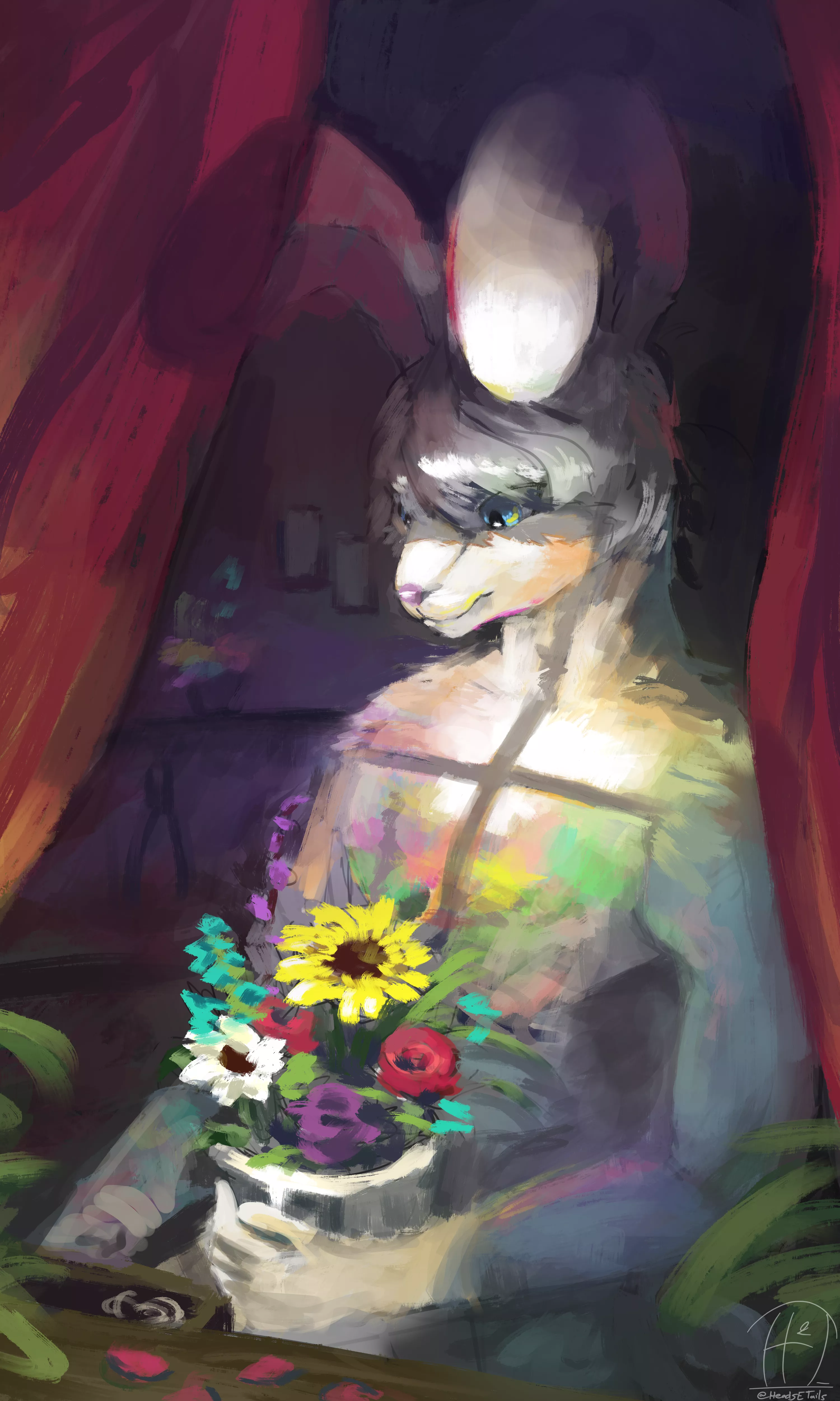 Floral Arrangement (u/HeadsETails)