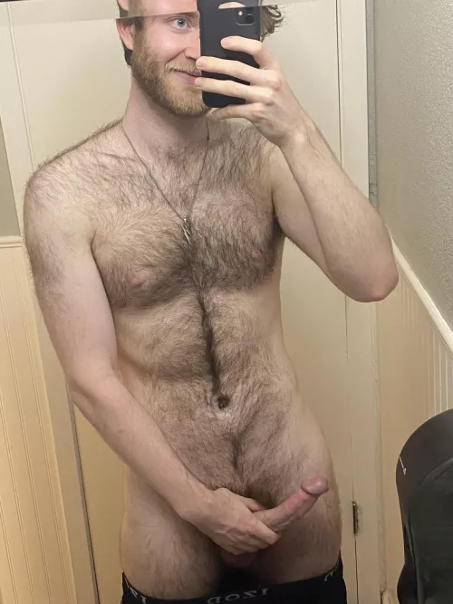 Had to sneak off to the work bathroom