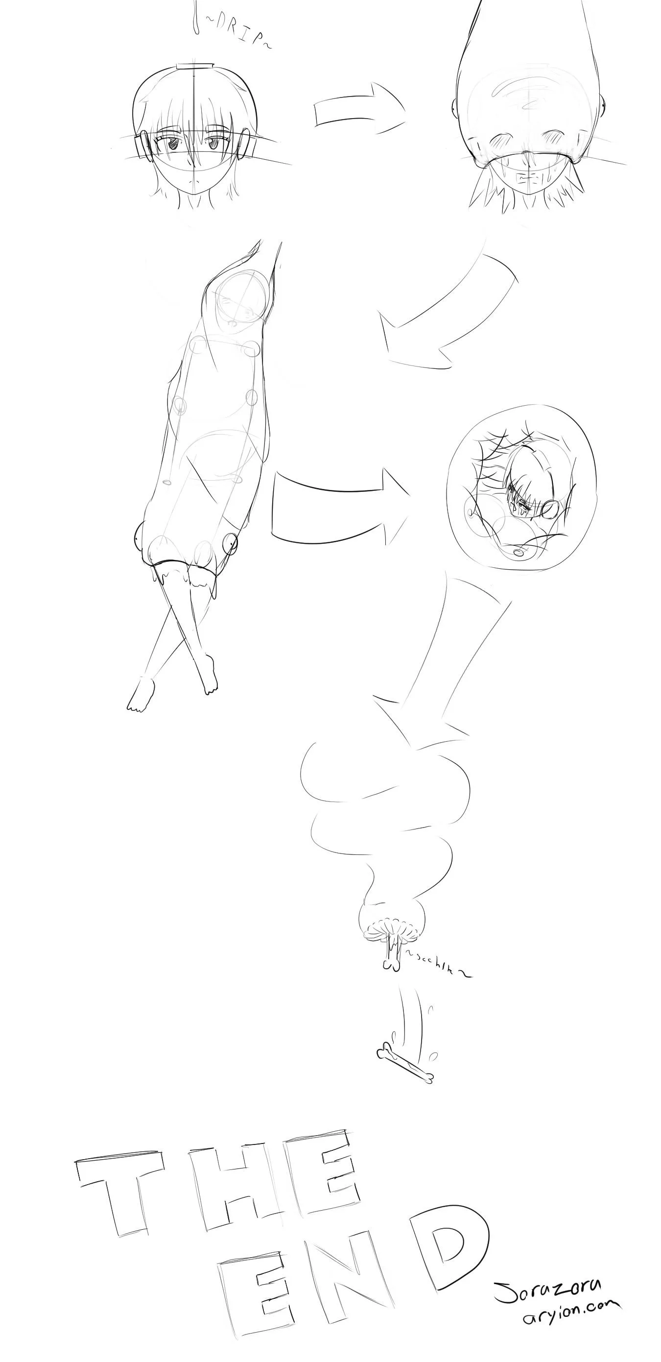 {image} Girl meets worm (Sorazora)