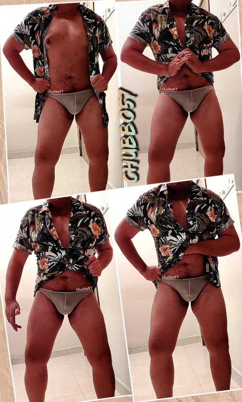 It's Friday and this dadbod's got his dadshirt on/off. Let's rumble! 🥁🏝️🥥🪇🌴🫨