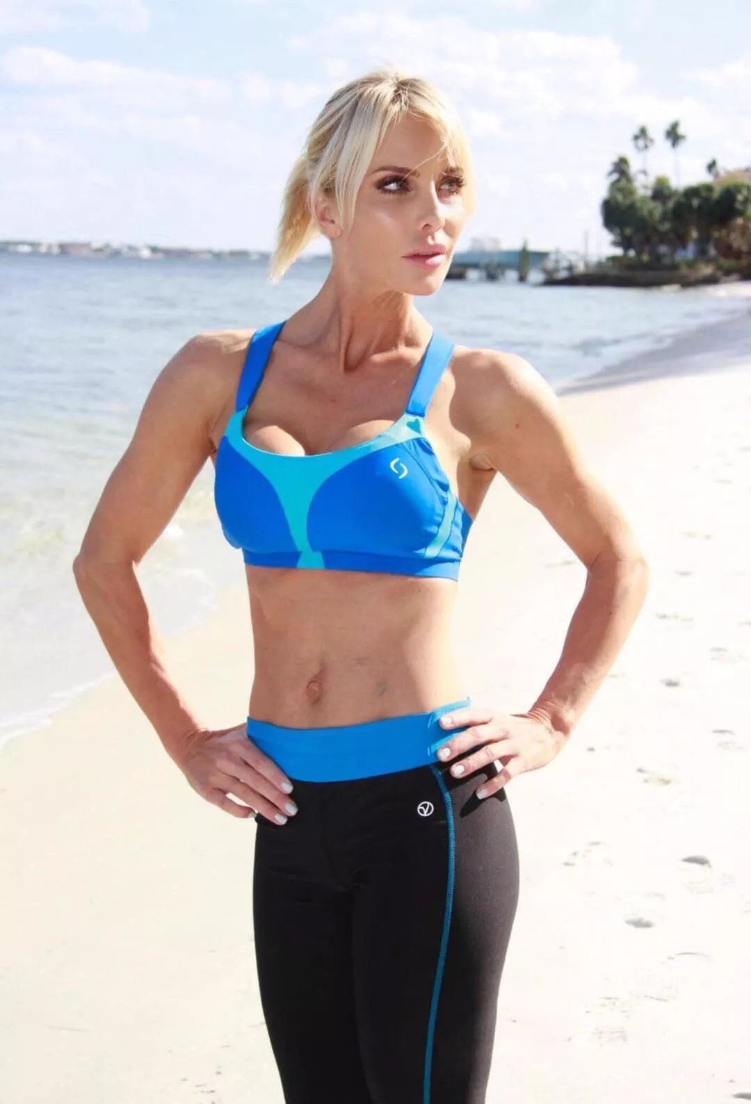 Keeping it tight on the beach