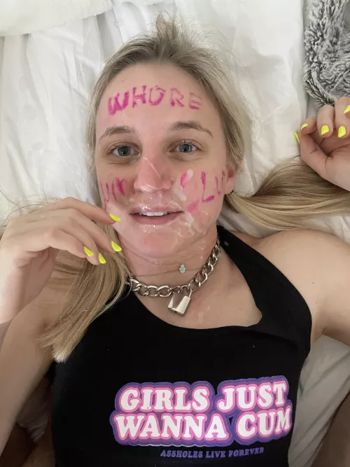 My shirt is wrong: girls just *want* cum