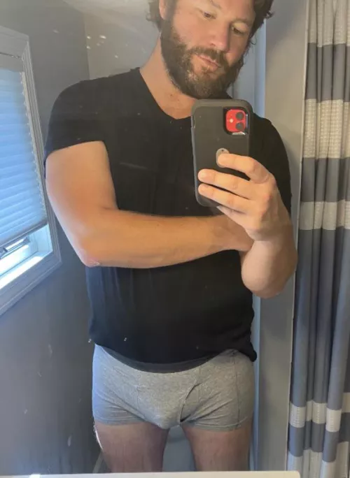 My soft cock outline