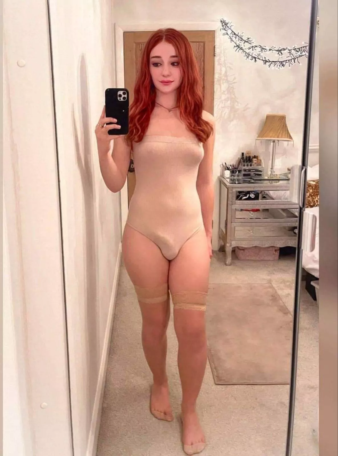 Nothing to see, just checking my makeup