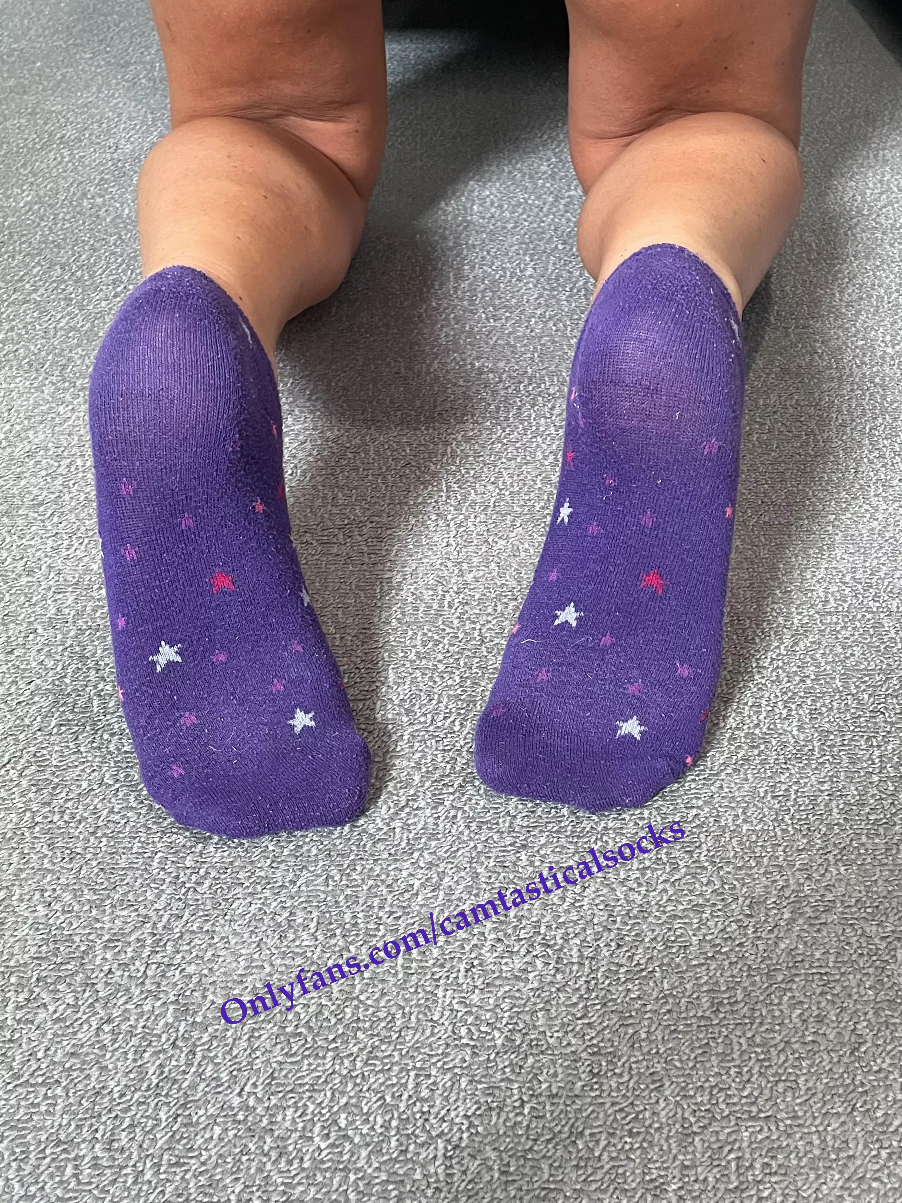 Purrrrrrrple Socks :)