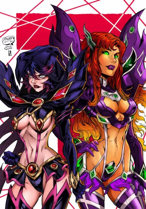 Raven, Starfire (cdubbart)