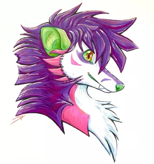 Sparkle opossum, anyone?✨(Art by me)