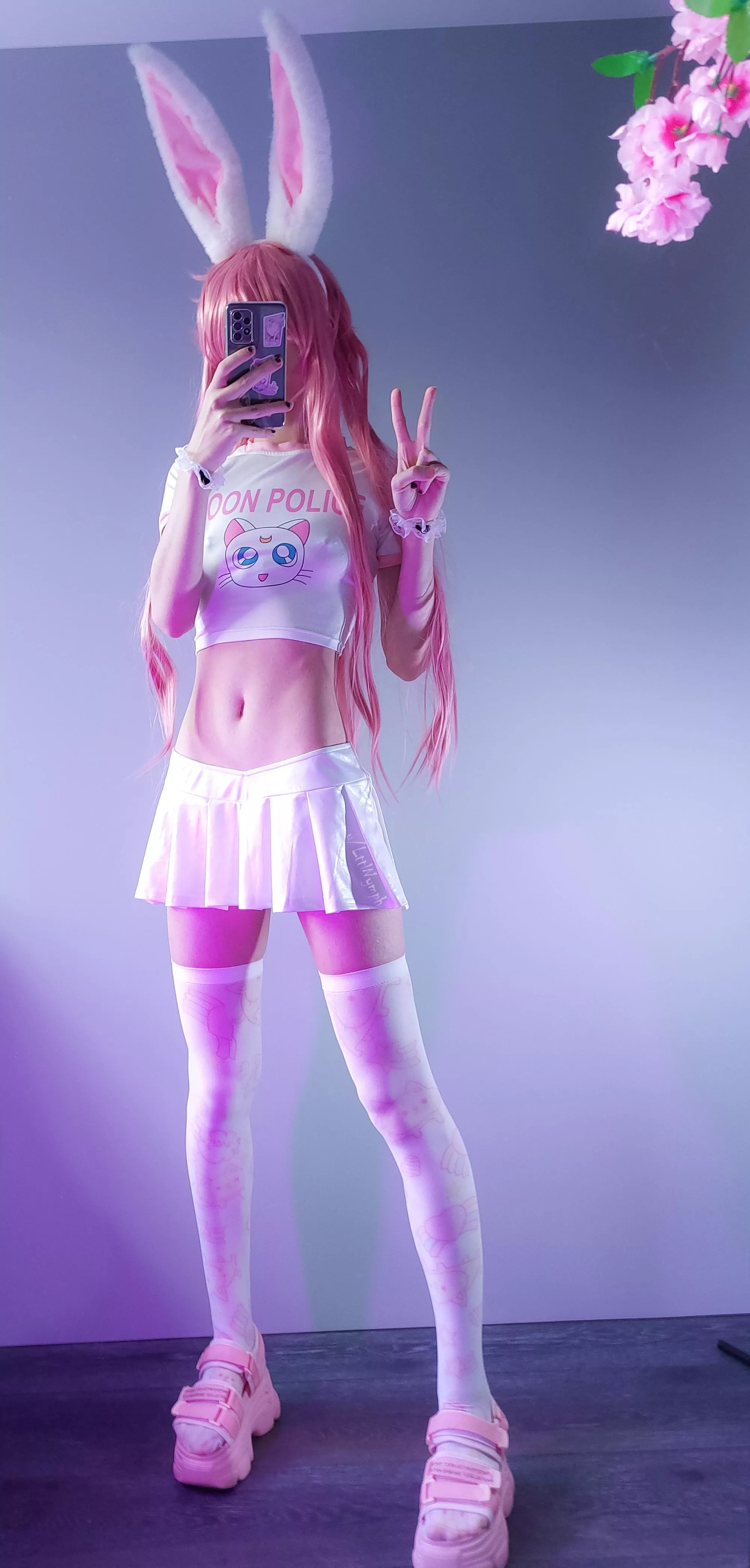 sweet rabbit chan with funny ears