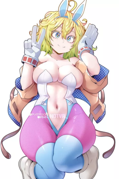 Tooru Hagakure is showing off her bunny outfit (Hotvr) [My Hero Academia]