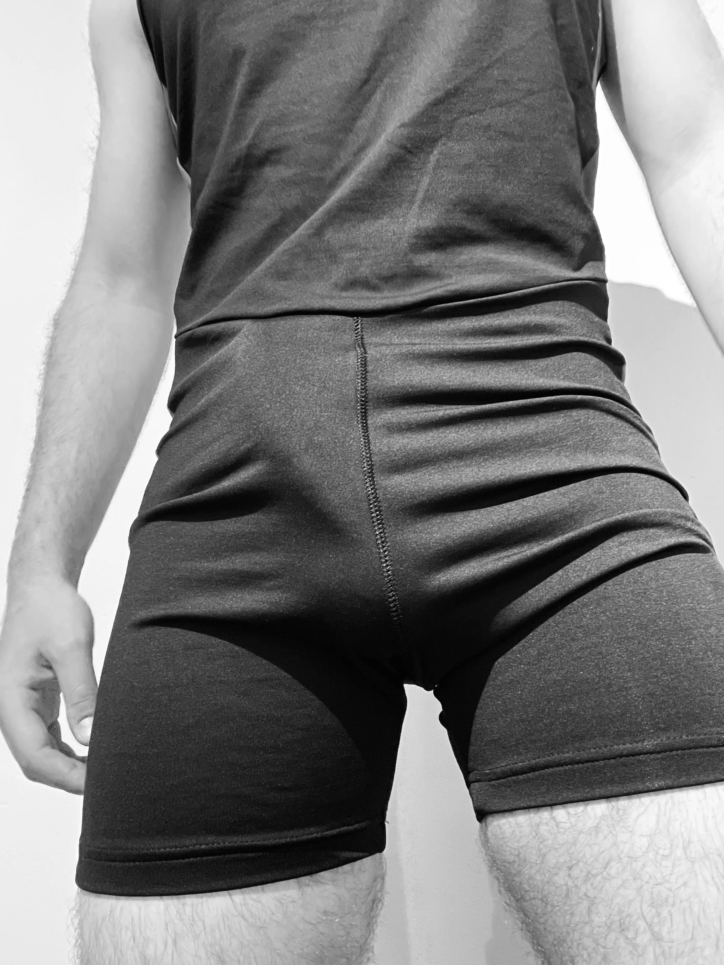 18m and barely legal - the exercise woke up the little man!