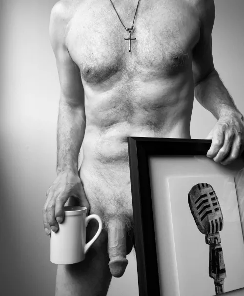 After coffee I could use a hand straightening something…out…