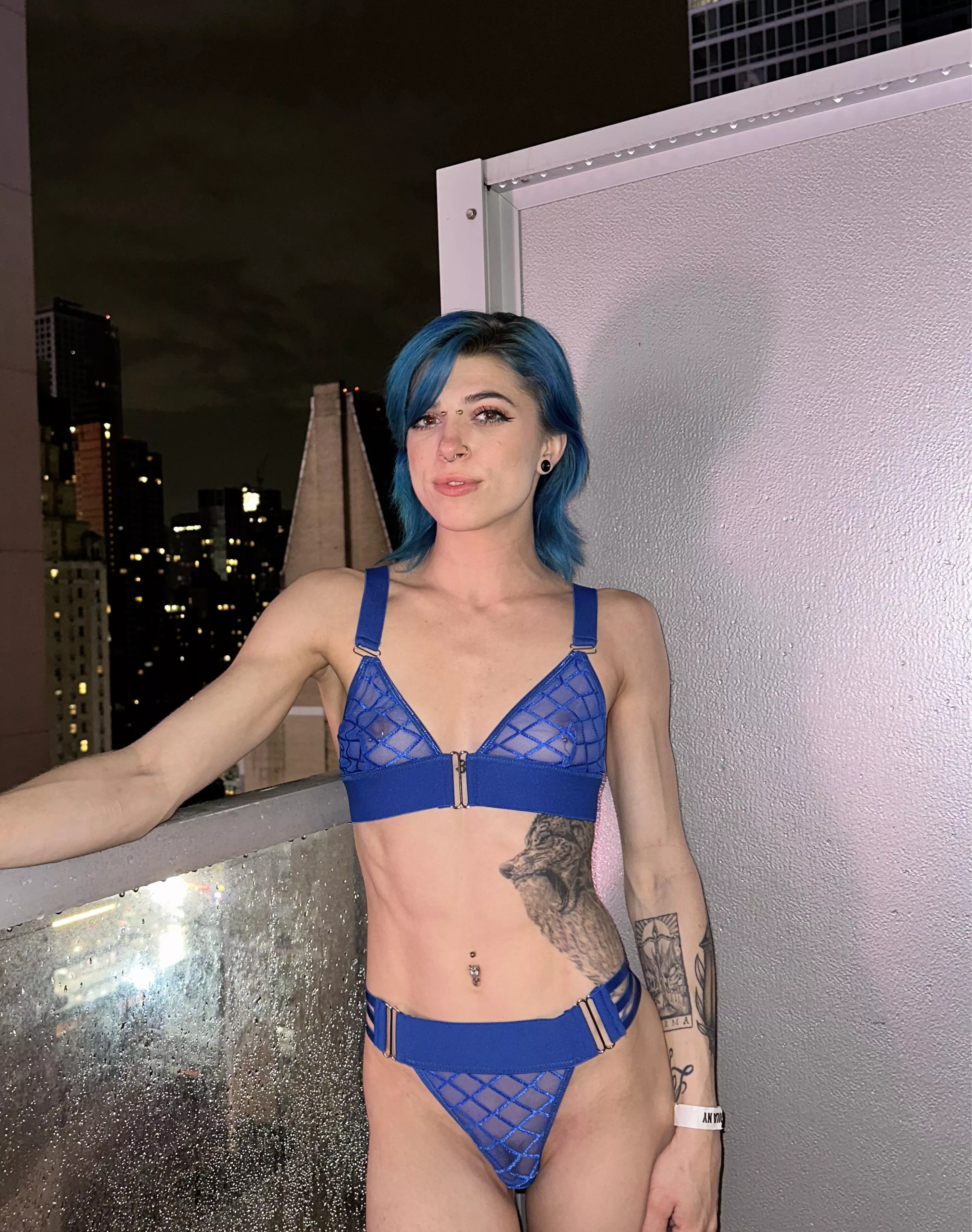 Babe in blue