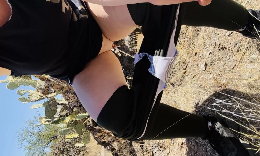 Desperate pee with the cacti 🌵 (f) (oc)