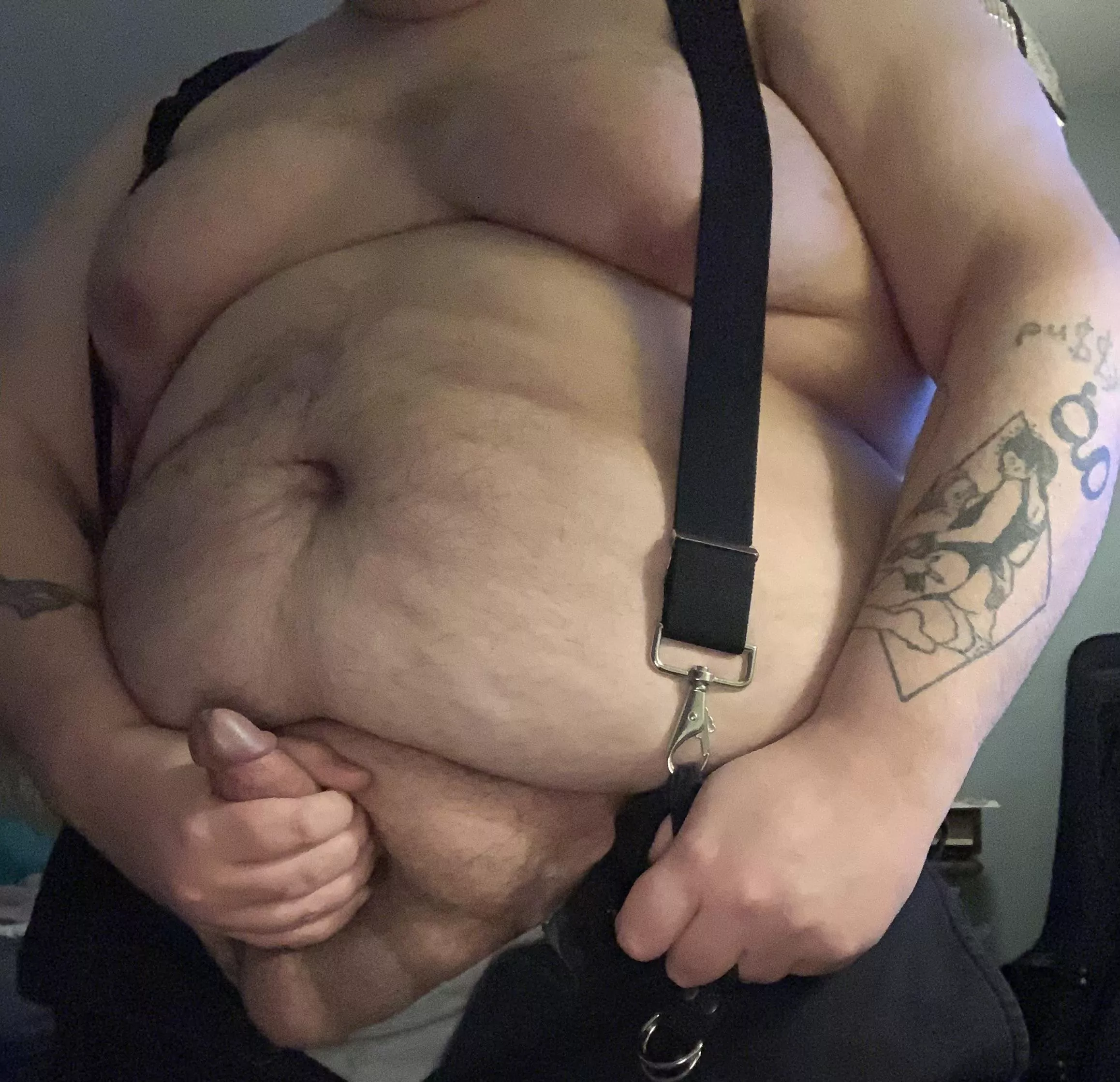 Does my dick make my tits look fat? 🤔