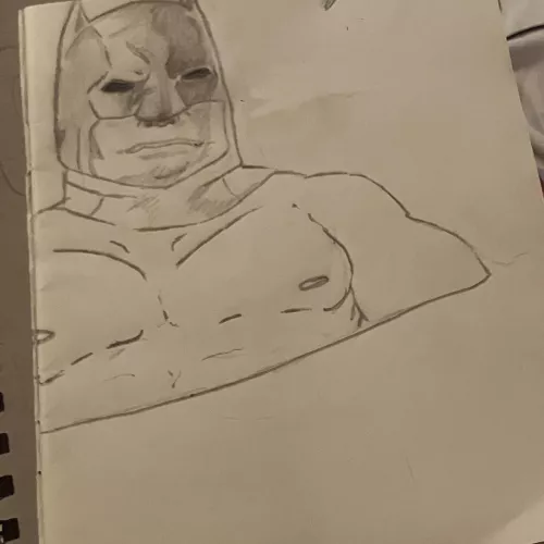 Done a quick little Batman Sketch (Credits is Me)