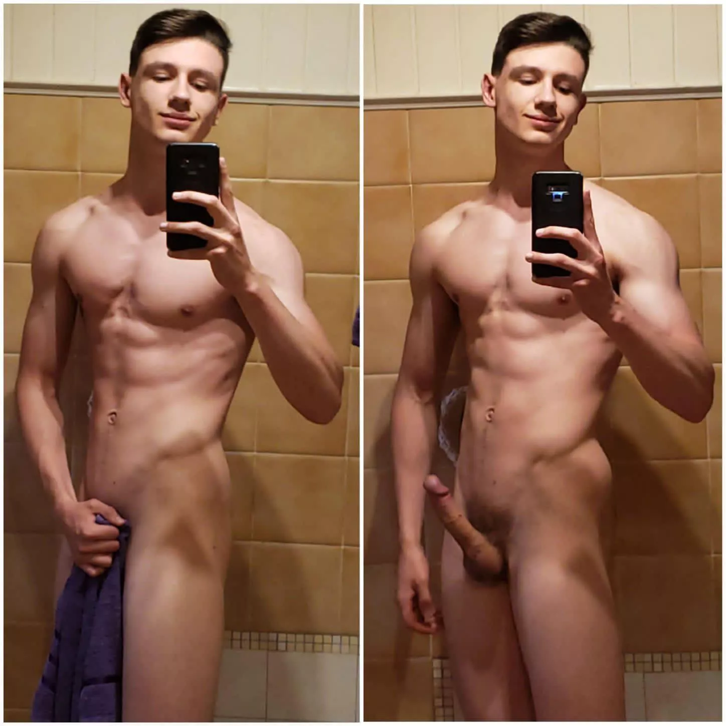 Dropped my towel “accidentally”