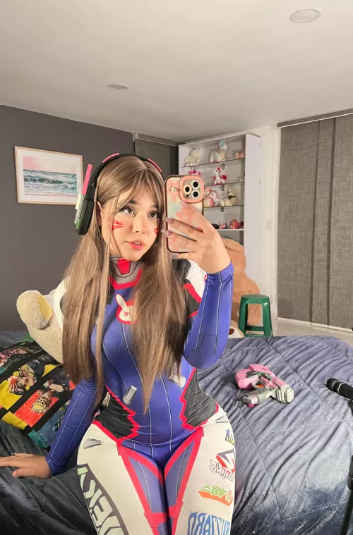 Dva from overwatch by Ana Nunez