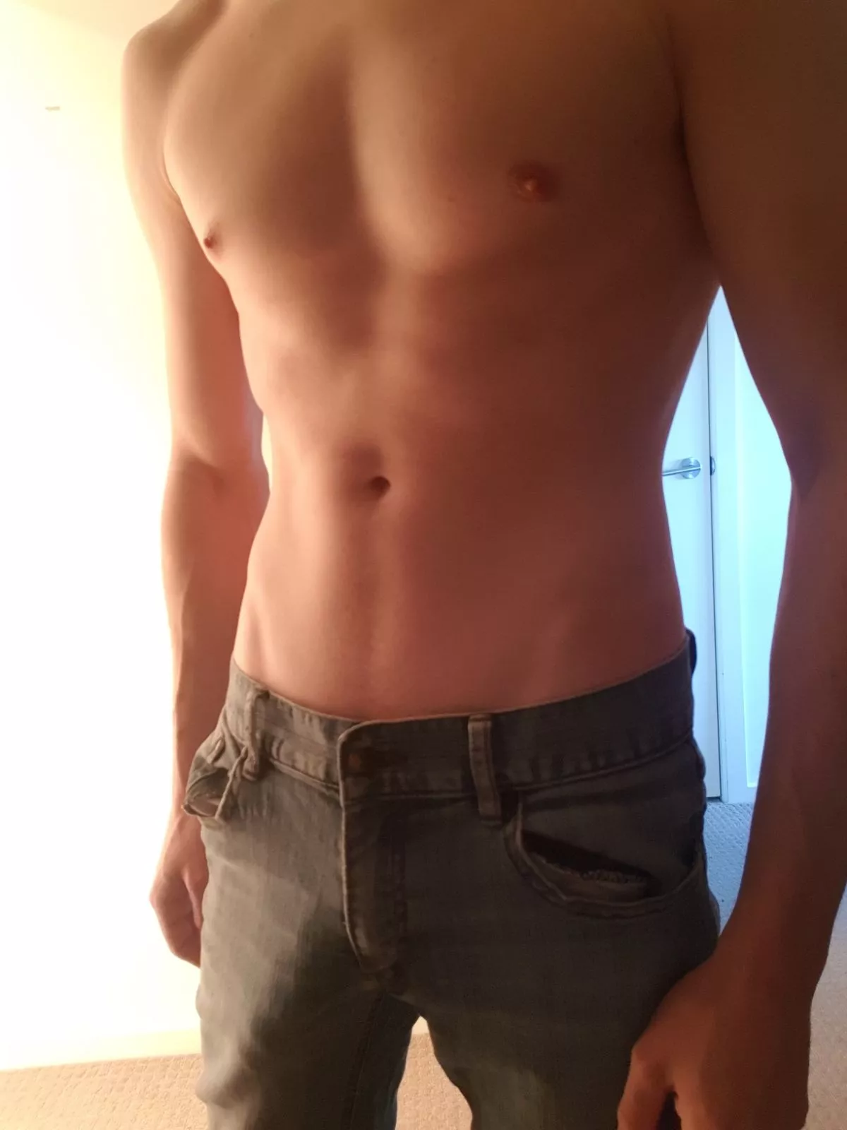 Even jeans can't hide it....