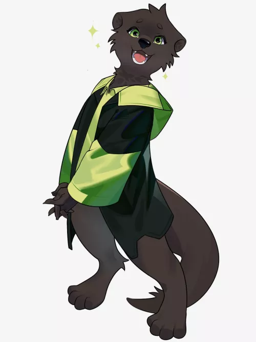 Happi otter (commission by @haozhufu)