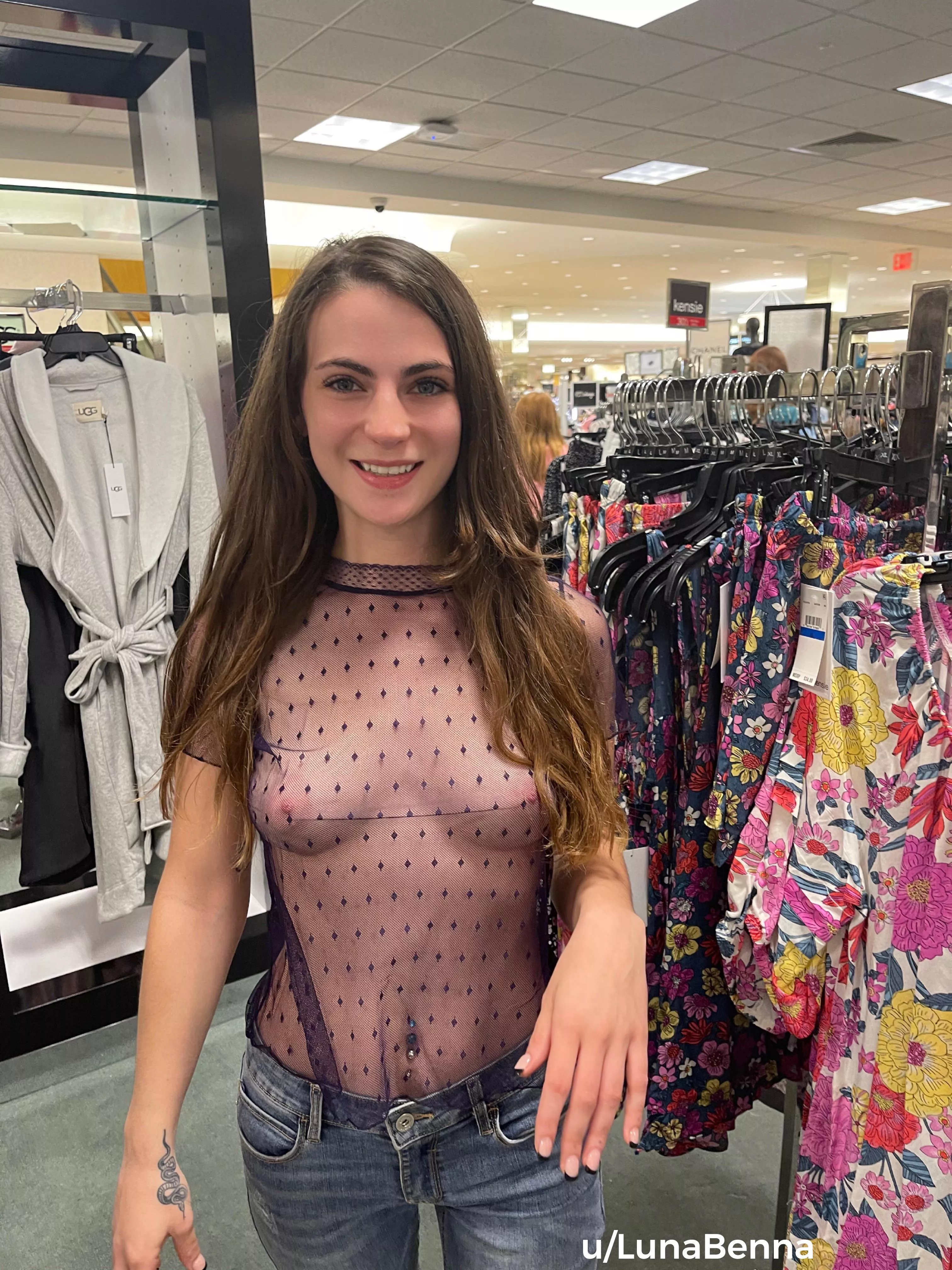 I got kicked out of the mall for wearing this lol all well 😅