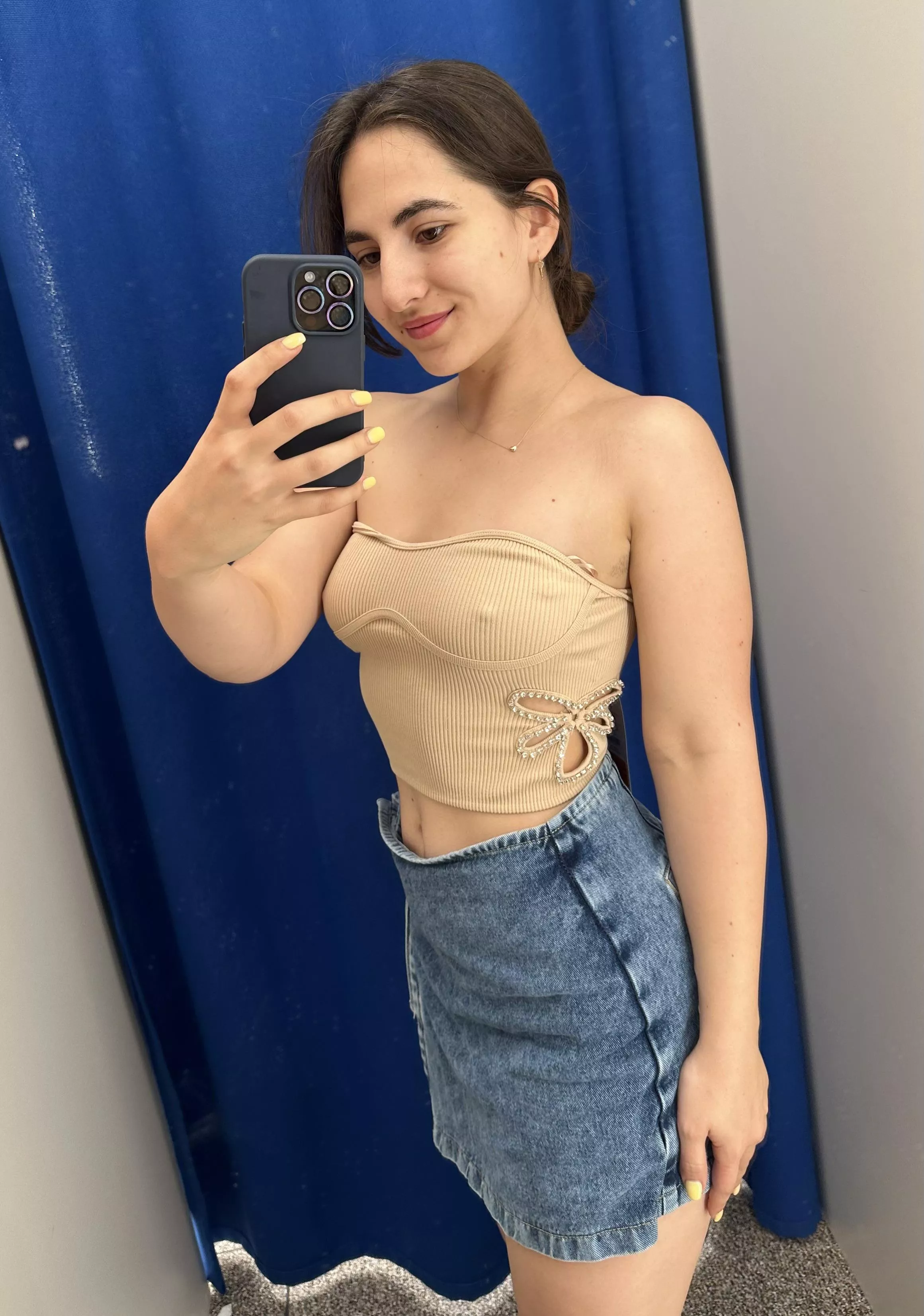 I love trying new clothes