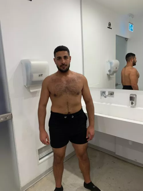 Lets make a deal, if I squat you 15 times, you suck my cock