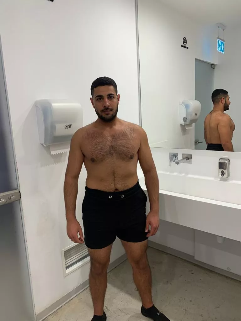 Lets make a deal, if I squat you 15 times, you suck my cock