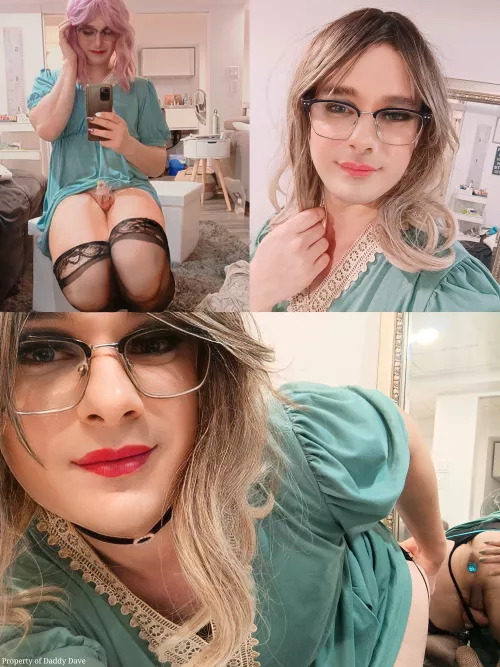 My sissy slut Carrie waited patiently yesterday at home before sending her out to the park at night for her first adventure😛