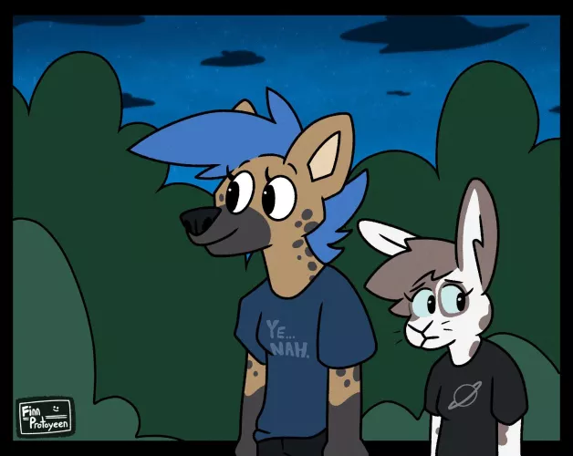 (OC) A bunny and a yeen!