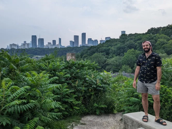 Out exploring trails