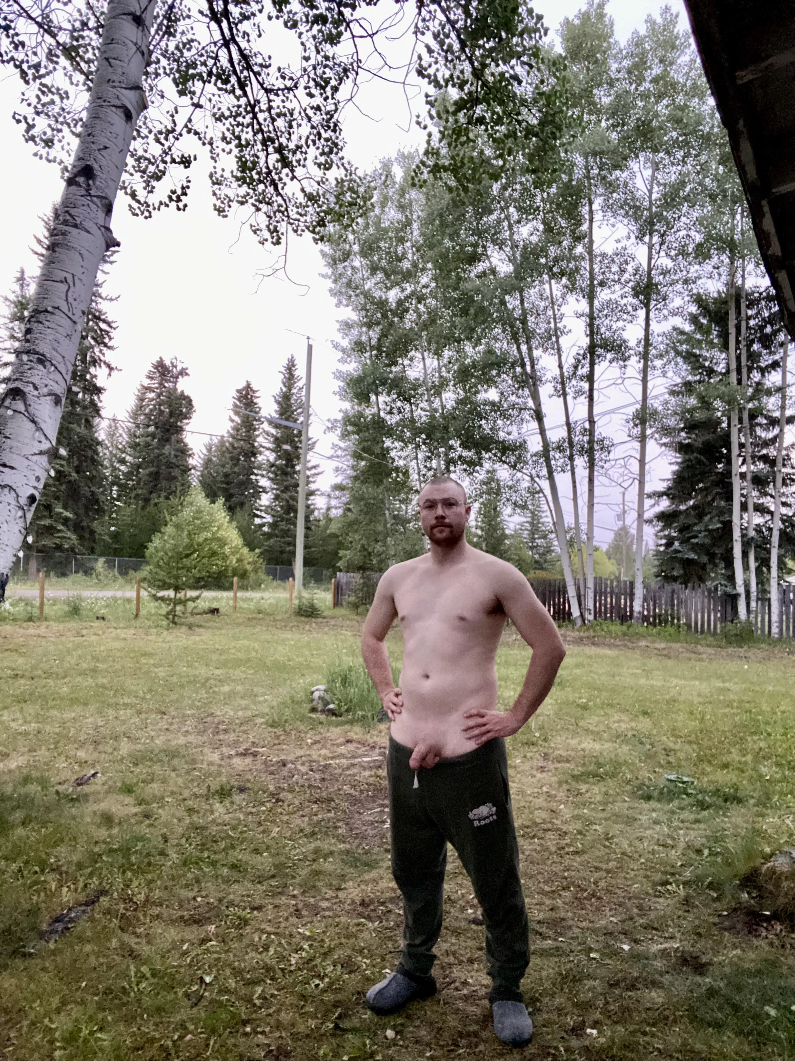 Out in a lighting storm