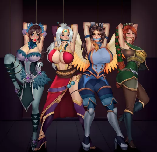 Palagirls Bound And Gagged (Alexsundae)