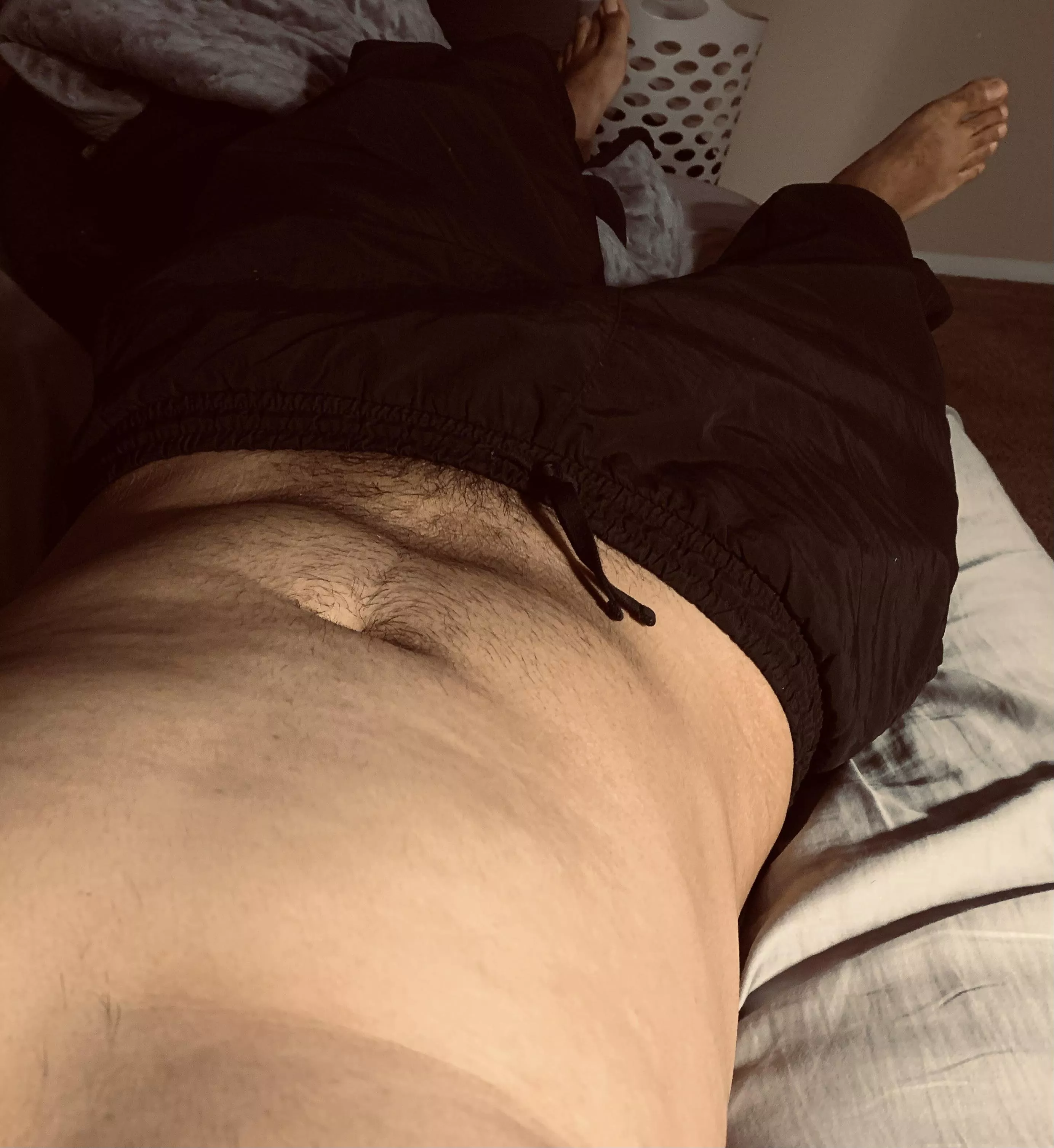 see how low my pants go down…