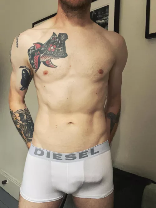 Summer in London. Too hot for clothes