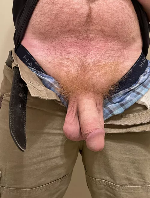 Sweaty after work…