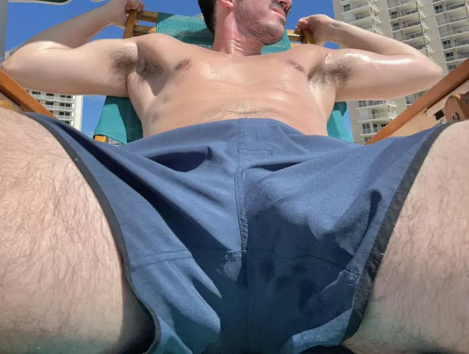 These swim trunks don’t leave much to the imagination
