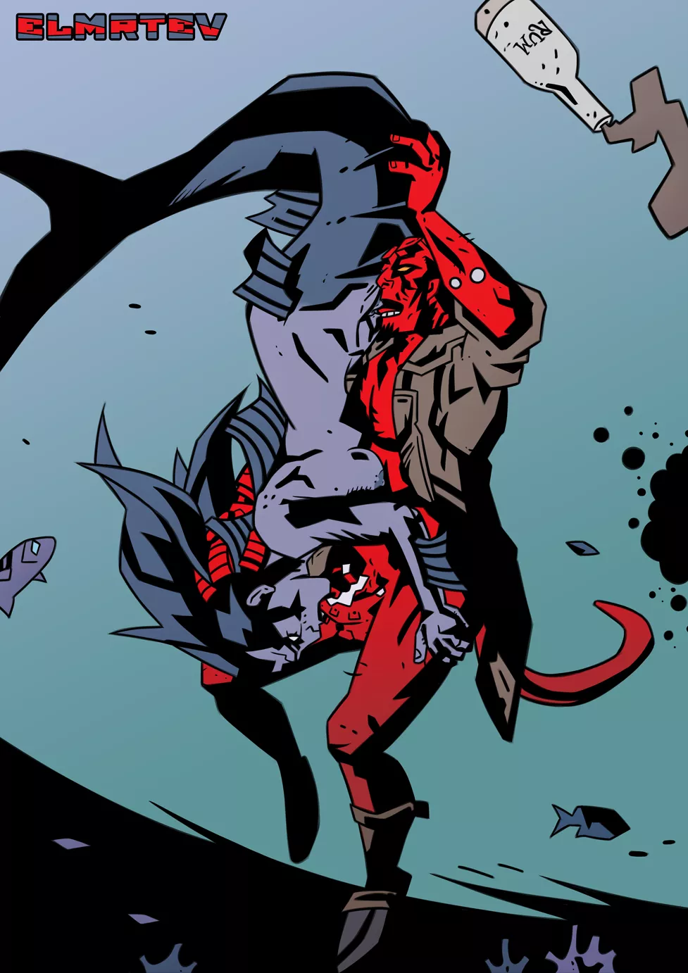 Under the sea (elmrtev) [Hellboy]