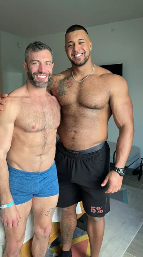 What do you think of us hunks?