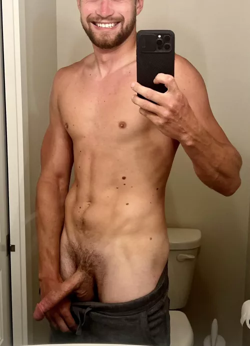 What if you caught me walking around the house like this?