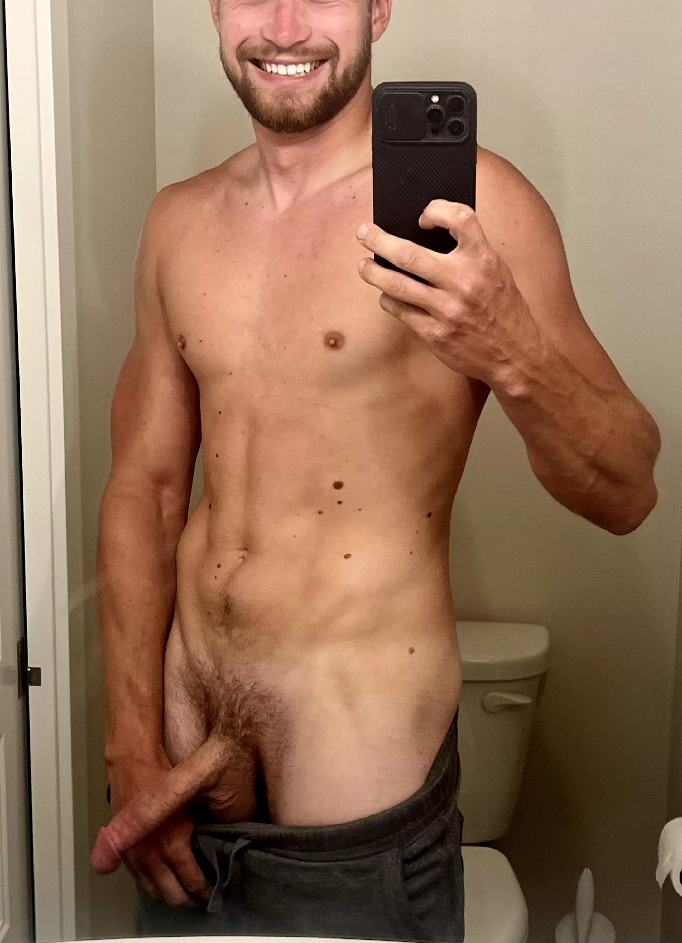 What if you caught me walking around the house like this?