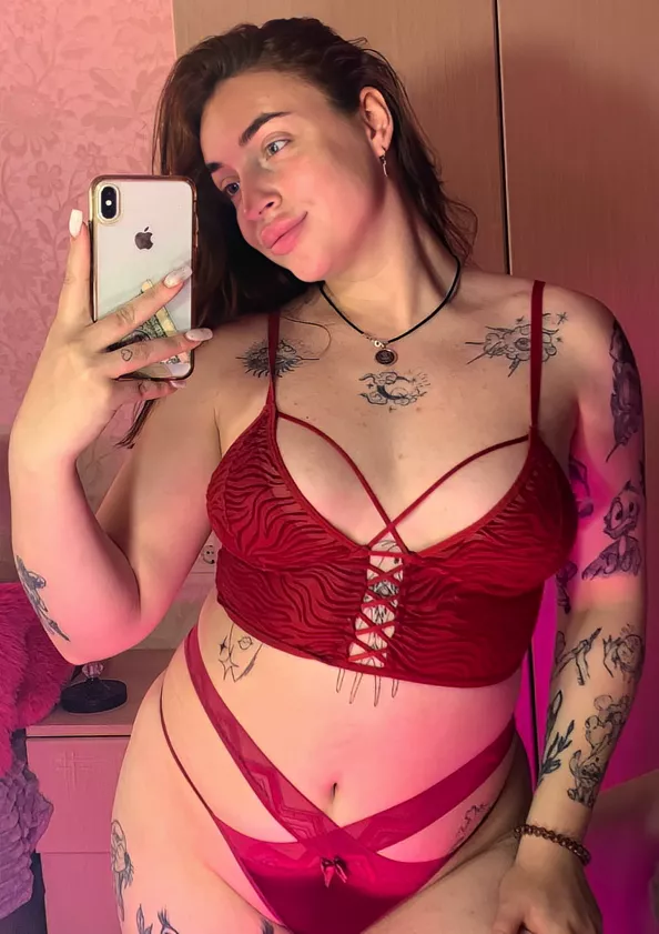 you will be pleased with my new sexy red underwear