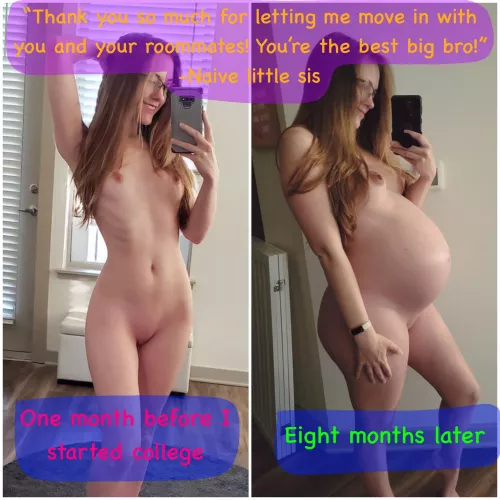 Big brother is so nice letting me stay with him as I start college!