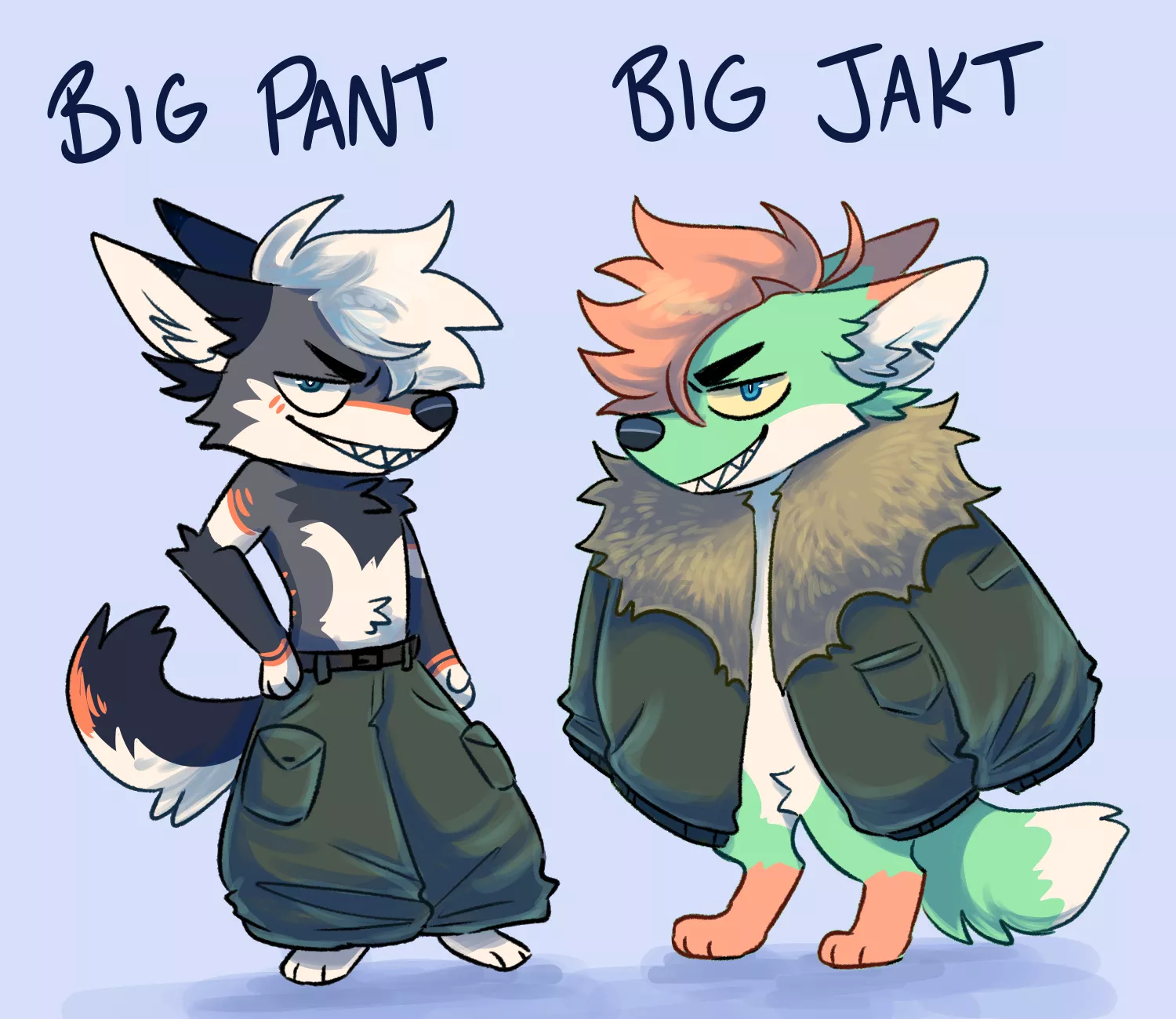 Big Pant or Big Jakt….. (art by me!)
