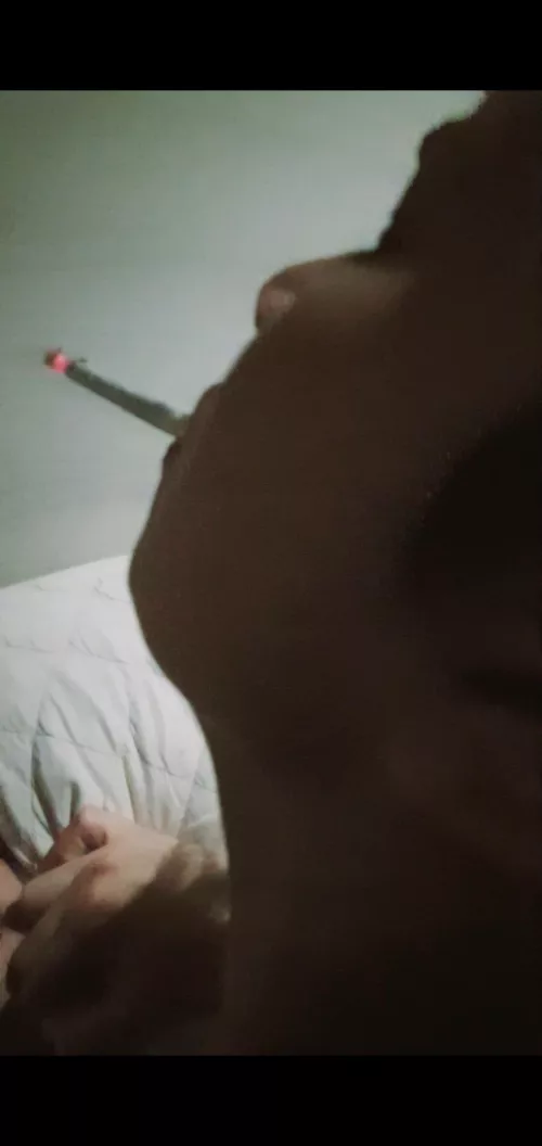 Brazilian Wife smoking during sex