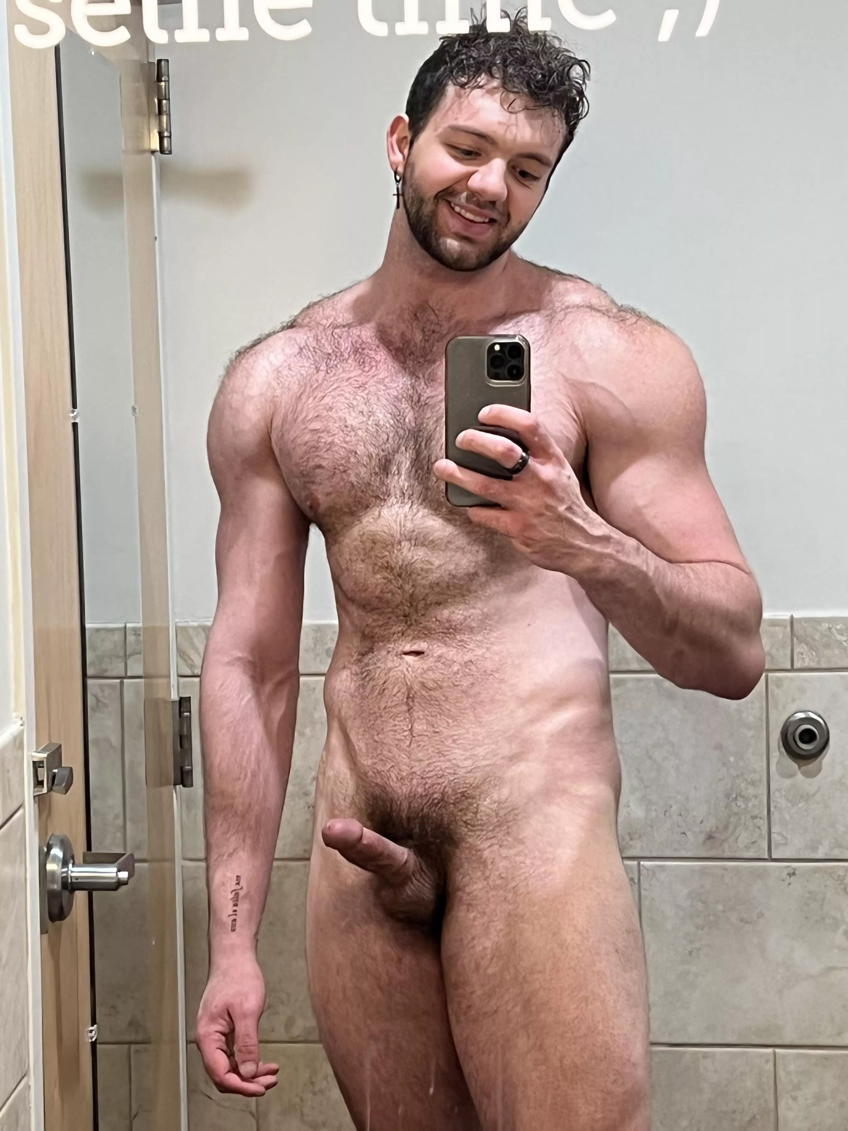 Dick so hard you can see the balls from the front