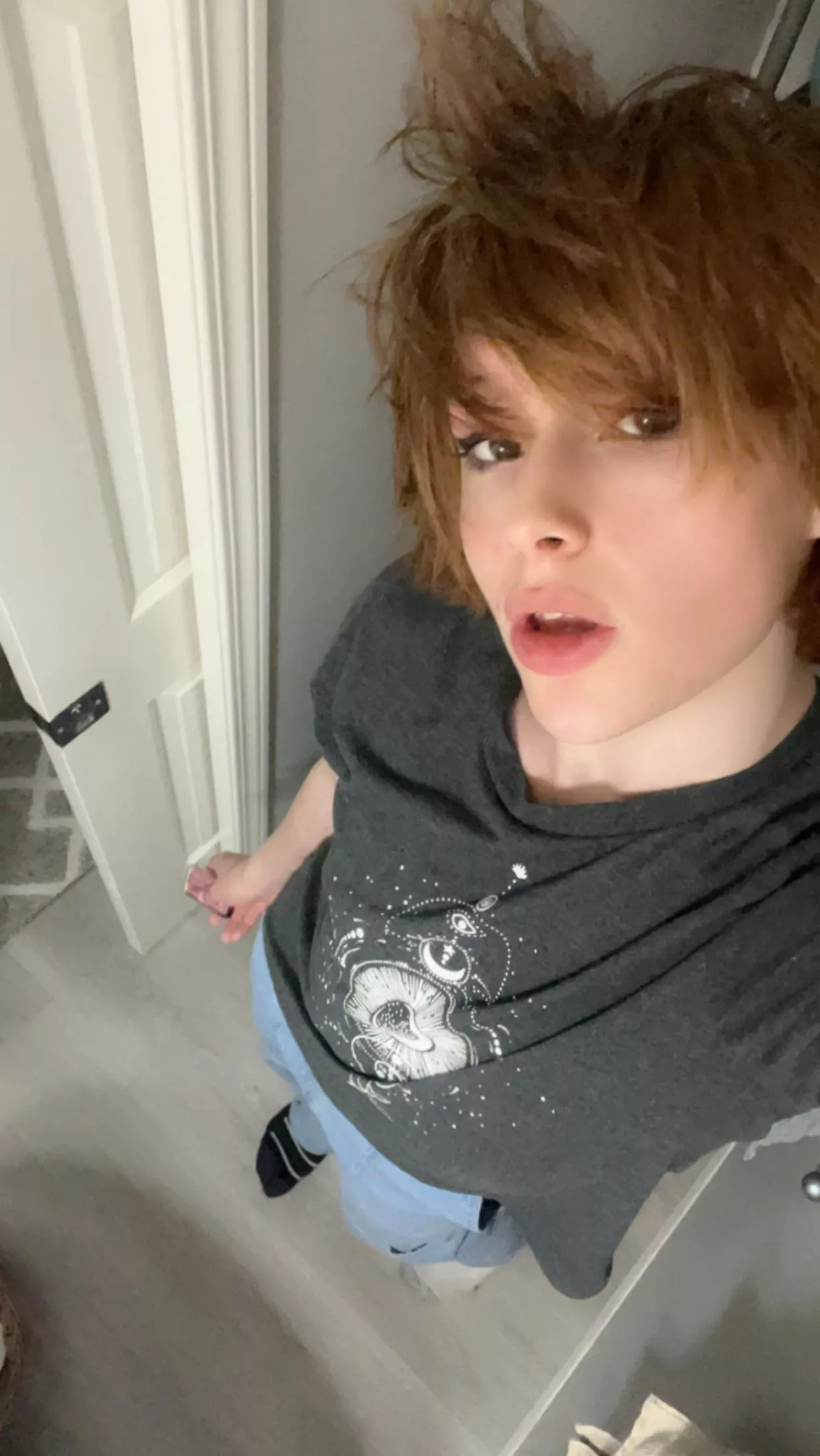 didn’t do my hair today lol